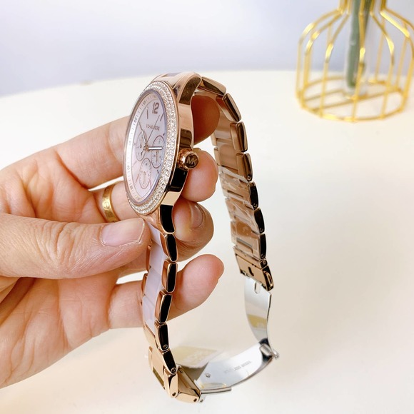 Michael Kors MK6928 Tibby Multifunction Multicolor-Tone Stainless Steel Watch - Picture 4 of 11